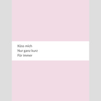 Max Richard Lessmann „Küss mich“ Pastell Poster